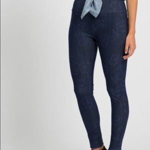 Floral Rinse Knit Jeggings by A&D NWT
